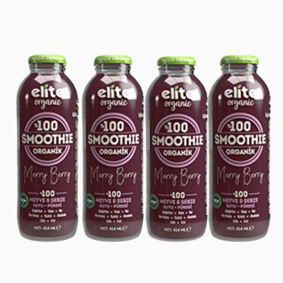 Organik Smoothie Merry Berry 414 ml 4lü Paket