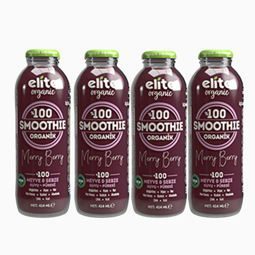 Organik Smoothie Merry Berry 414 ml 4lü Paket