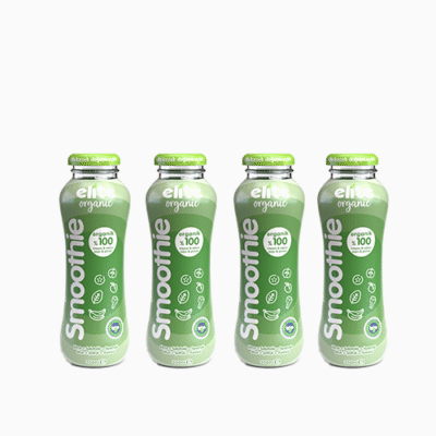 Organik Muzlu Salatalıklı Smoothie 4lü Paket