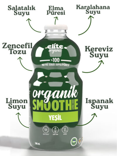 Organik Yeşil Smoothie 946 Ml