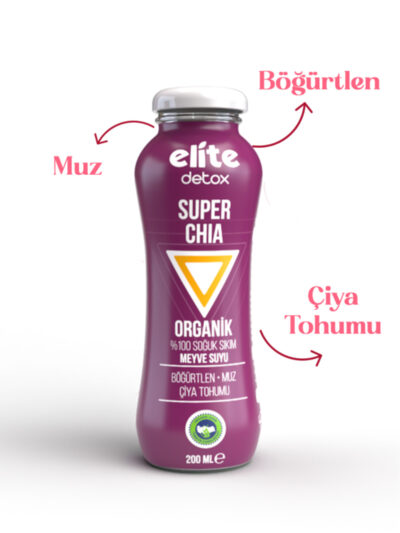 Organik Super Hero (Chia) %100 Meyve-Sebze Suyu 200 Ml