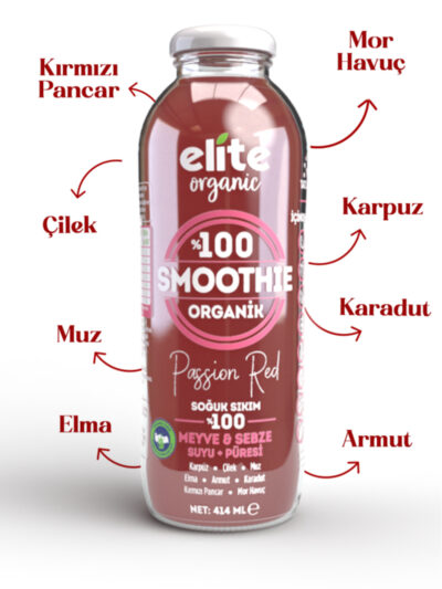 Organik Smoothie Passıon Red 414 Ml