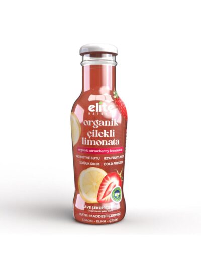 Organik Çilekli Limonata 250 Ml