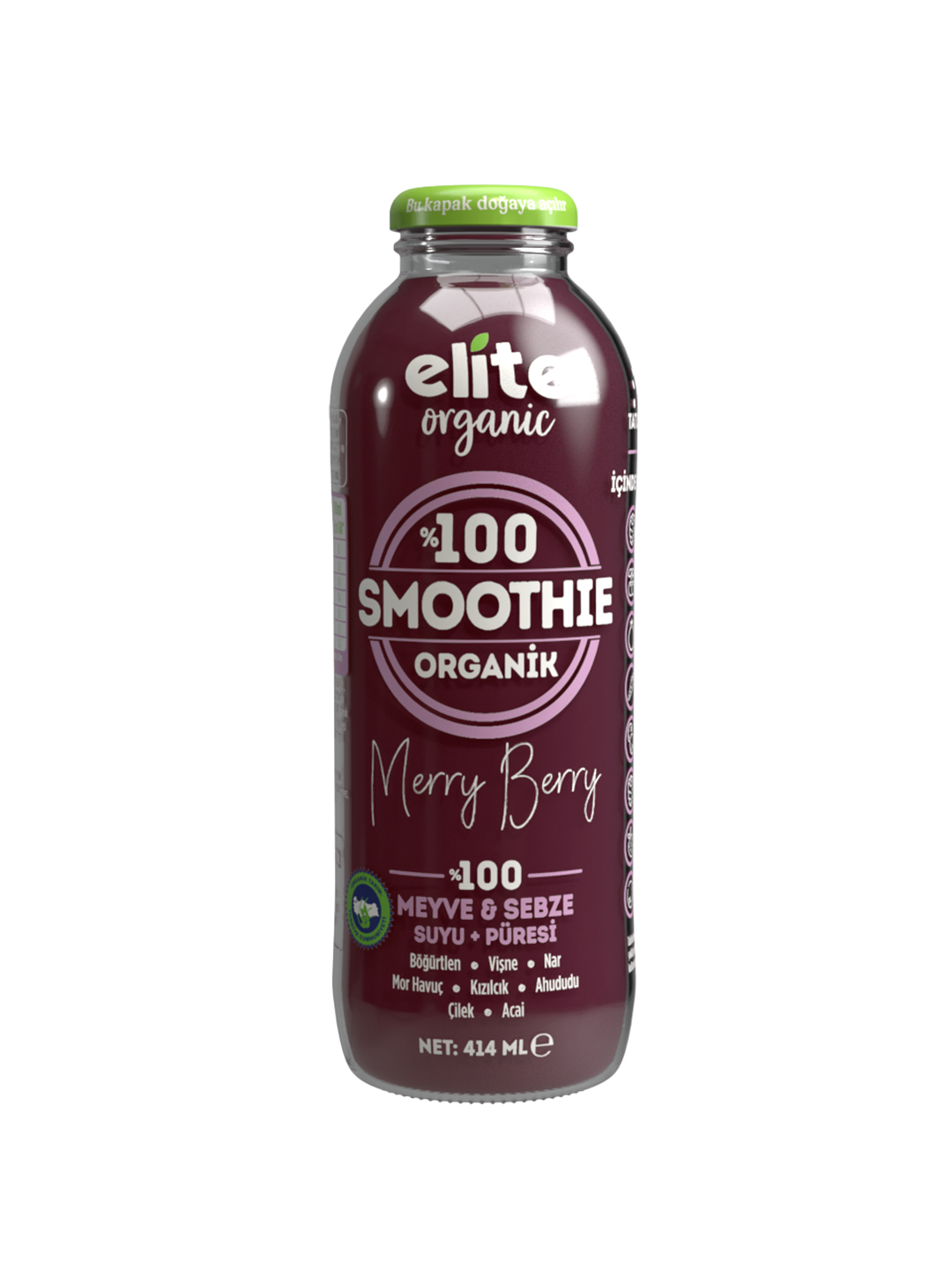 Organik Smoothie Merry Berry 414 Ml