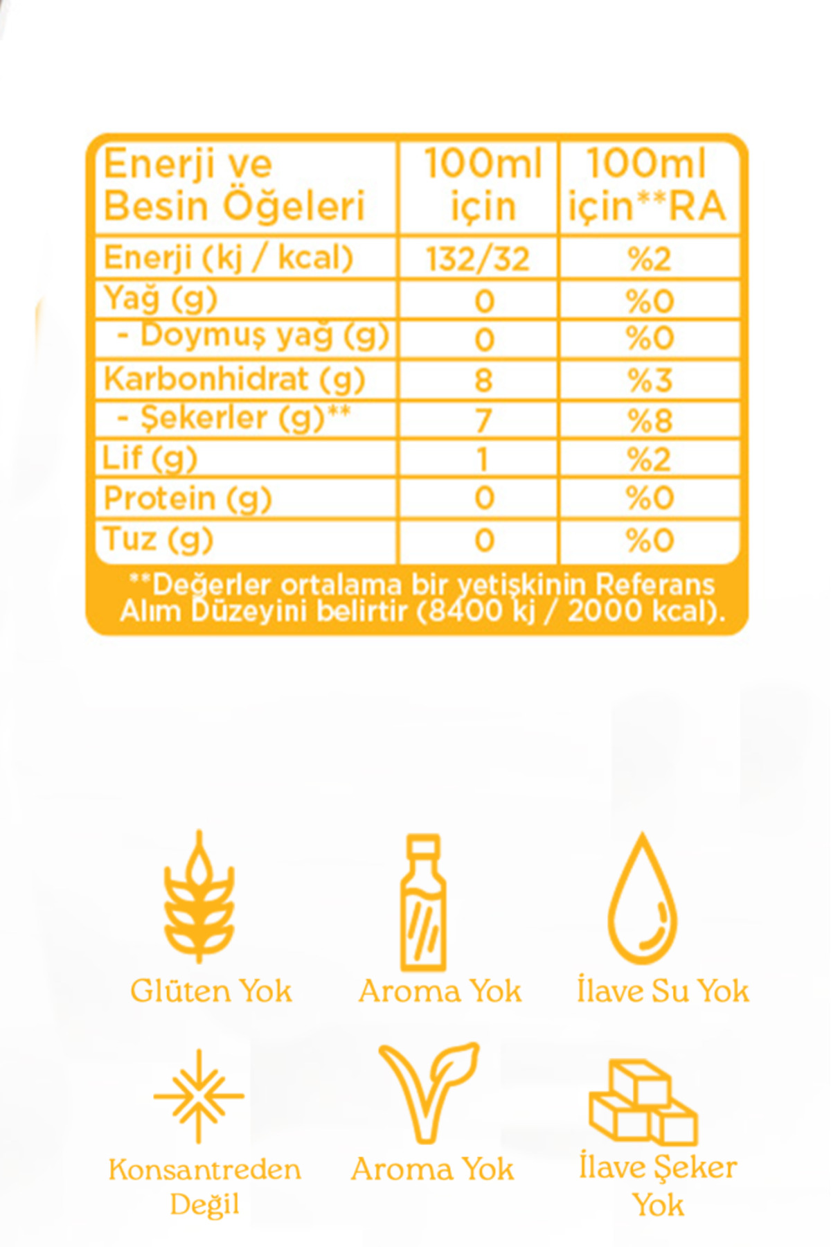 6'lı Organik Turuncu Smoothie 946 Ml - Görsel 3