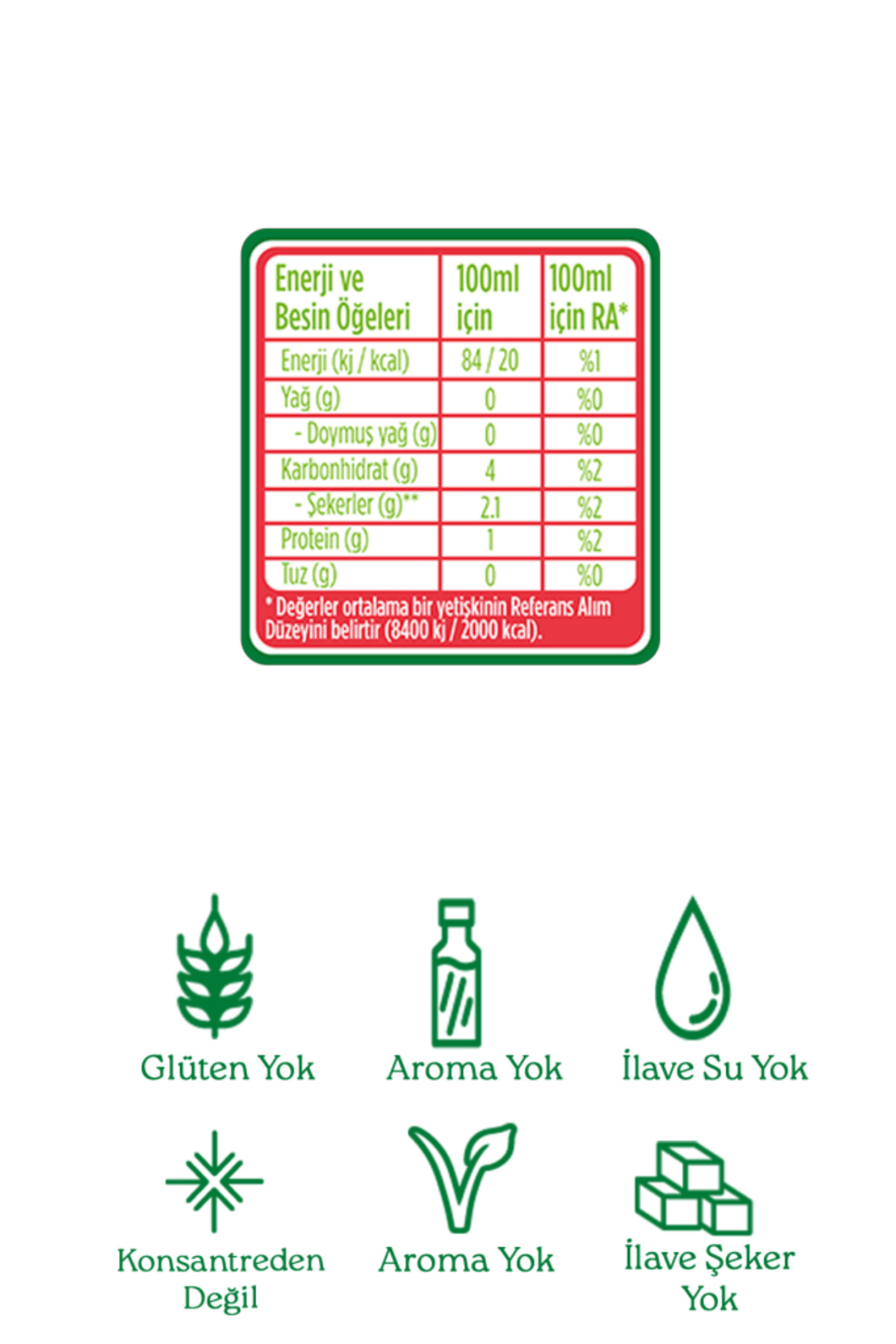 12'li Organik Skinny %100 Meyve-Sebze Suyu 200 Ml - Görsel 3