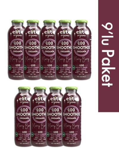9'lu Organik Smoothie Merry Berry 414 Ml