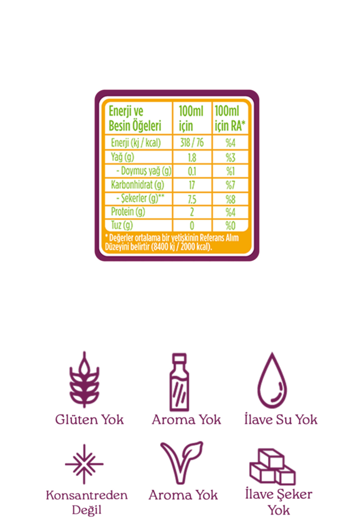 12'li Organik Super Hero (Chia) %100 Meyve-Sebze Suyu 200 Ml - Görsel 3