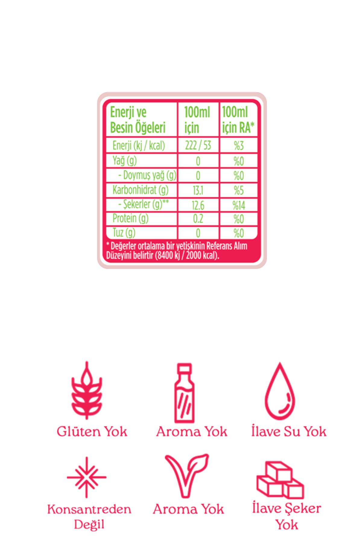 12'li Organik Nar Suyu 200 Ml - Görsel 3