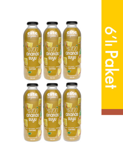 6'lı %100 Ananas Suyu 700 Ml