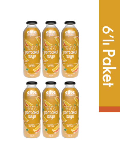 6'lı %100 Portakal Suyu 700 Ml