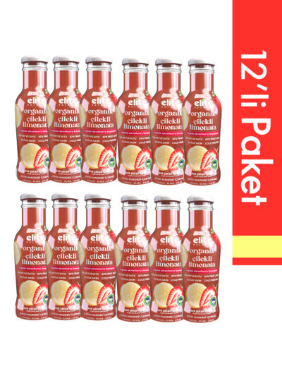 12'li Organik Çilekli Limonata 250 Ml