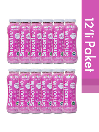 12'li Organik %100 Smoothie Mor 200 Ml