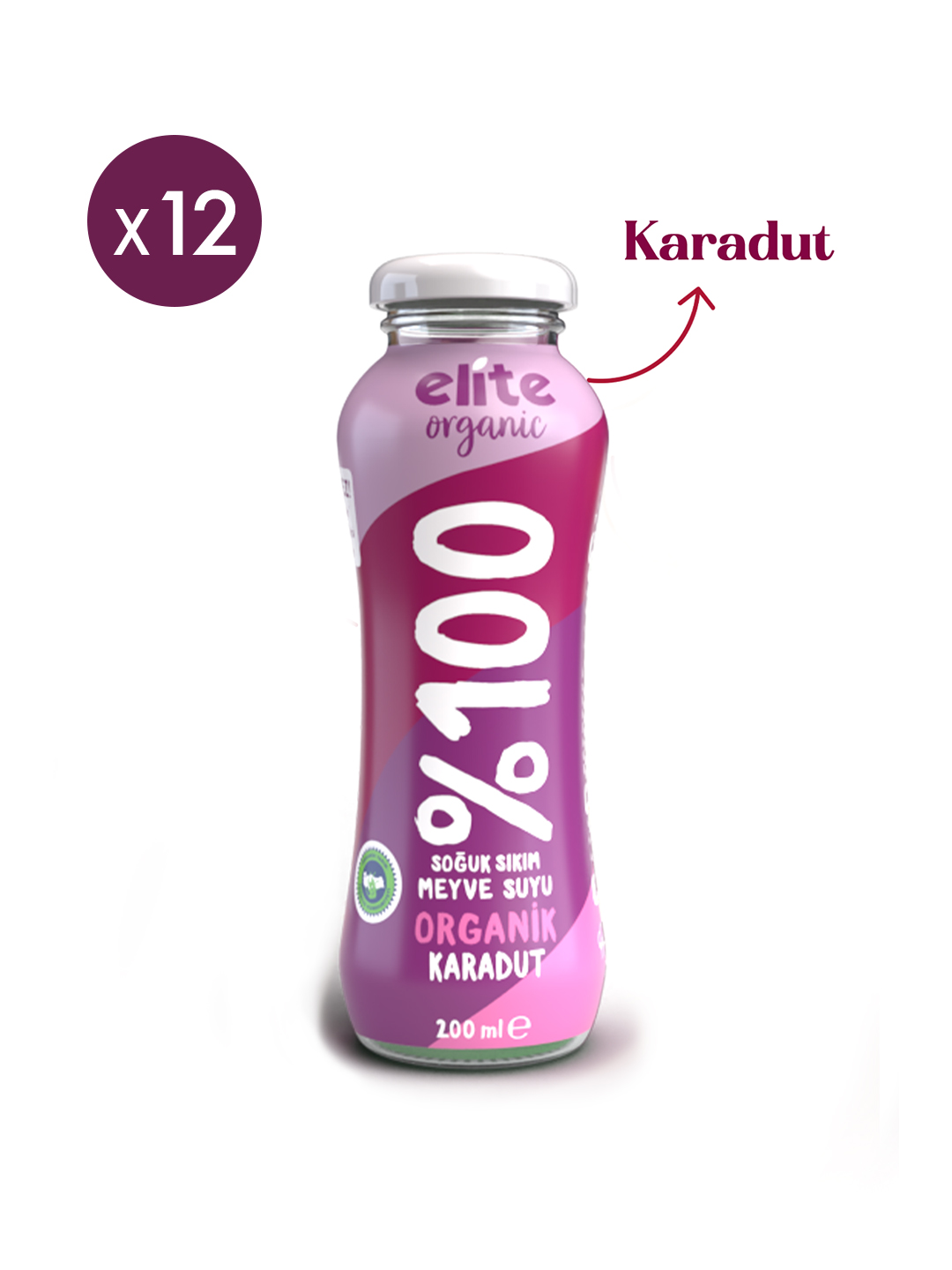 12'li Organik Karadut Suyu 200 Ml - Görsel 2