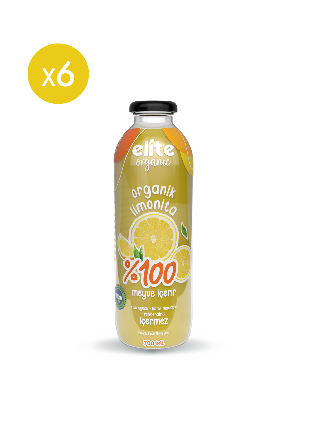 6'lı Organik Klasik Limonata 700 Ml - Görsel 2