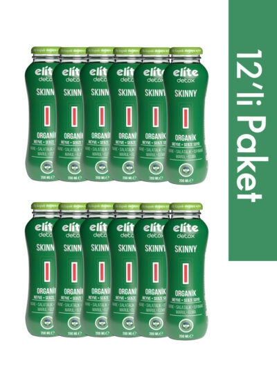 12'li Organik Skinny %100 Meyve-Sebze Suyu 200 Ml