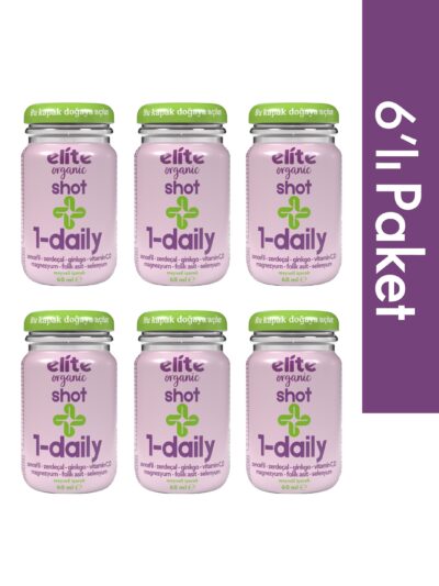 6'lı Shot 1-Daily (Baharat ve Vitamin Mixli Meyveli İçecek) 60 ml