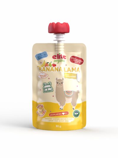 Banana Lama Organik Karışık Meyve Püresi 110 Gr