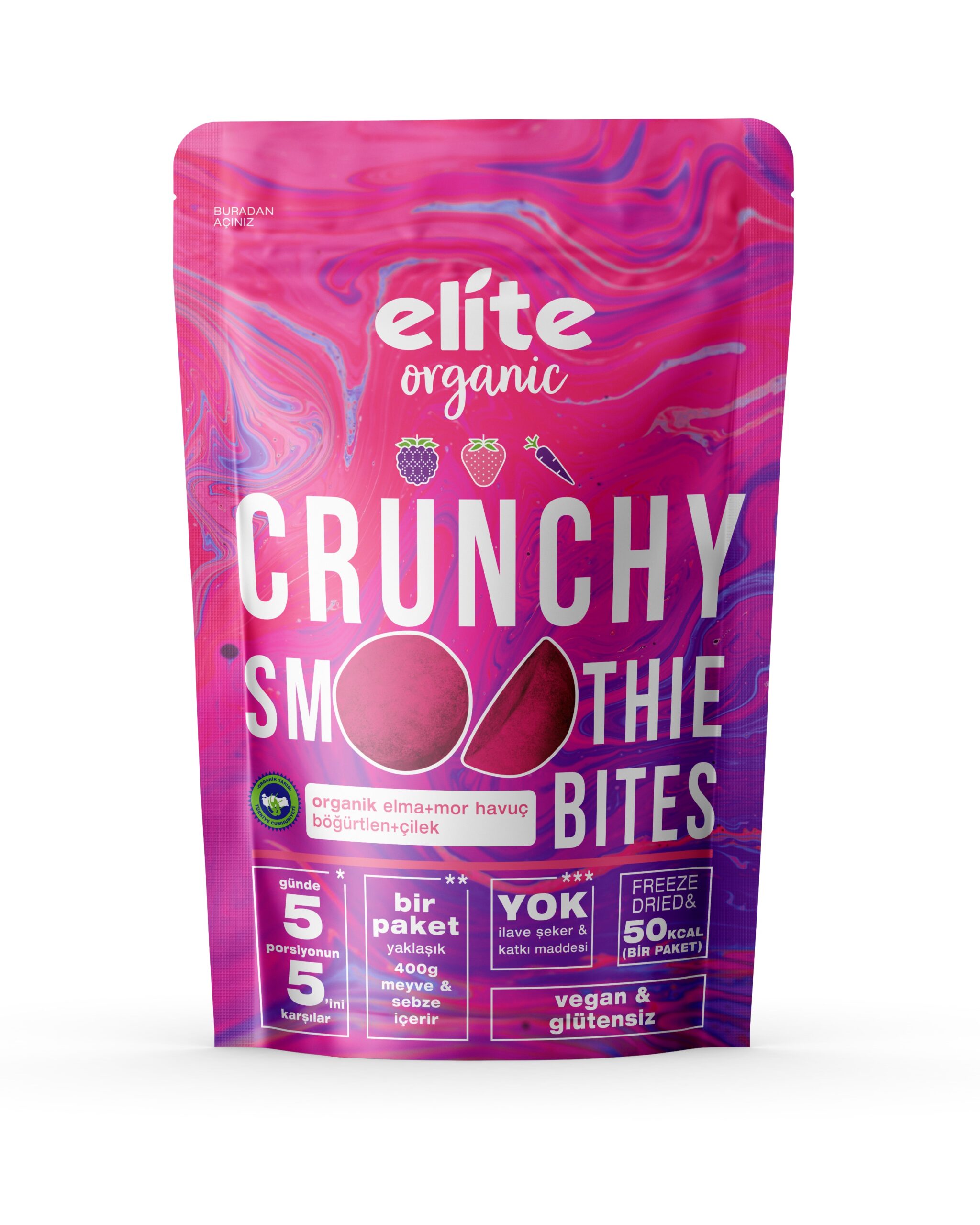 Smoothie Bites Kırmızı Orman Meyveleri (13.6g)
