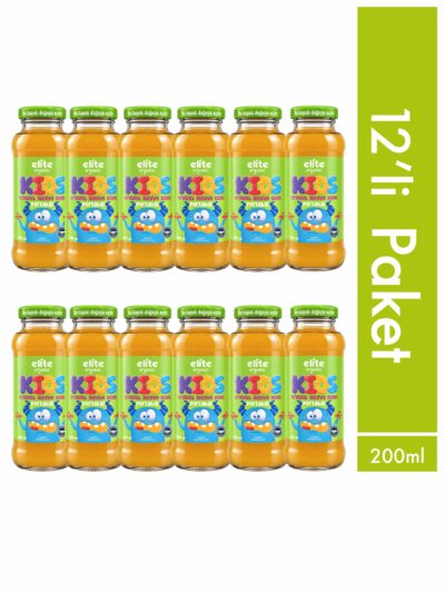 12'li Kids Organik Portakallı Meyve Suyu 200 ml