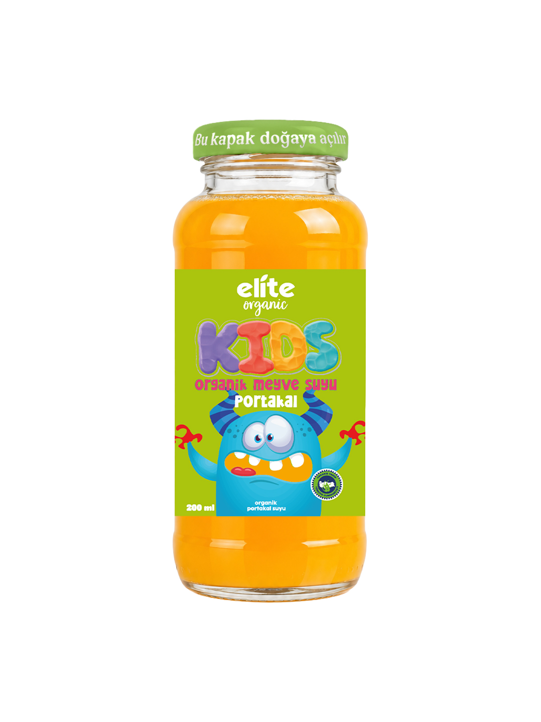 Kids Organik Portakallı Meyve Suyu 200 ml